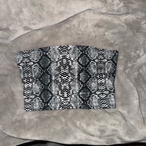 Patterned Tube Top
